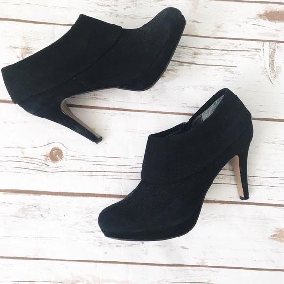 Adrienne Vittadini Shoes - ADRIENNE VITTADINI Black suede Ankle Booties